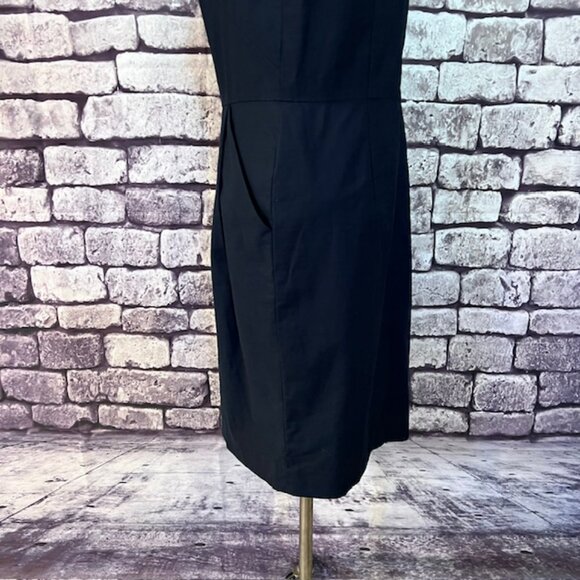 Ann Taylor Navy Fully Sleeveless Dress Size 6 - Picture 5 of 10